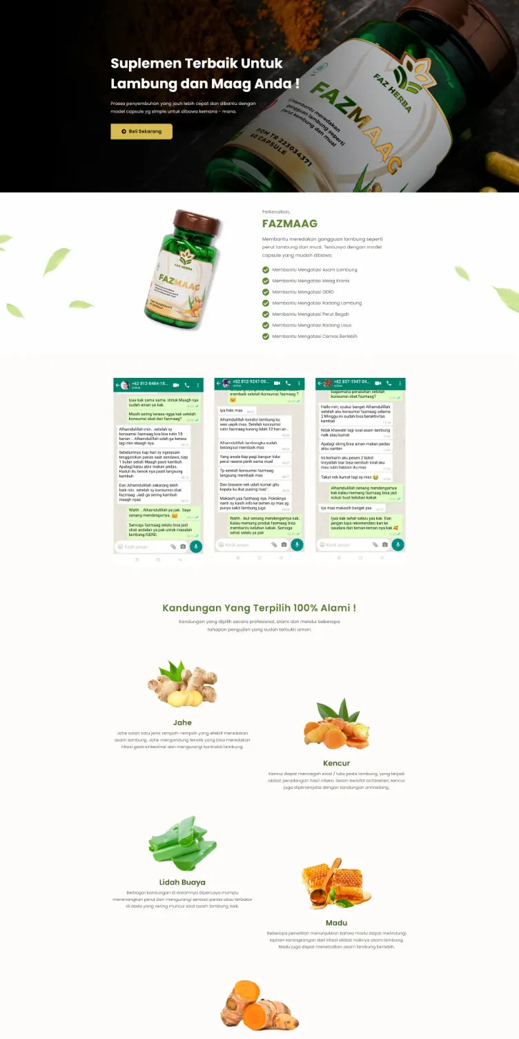 Landing Page Obat