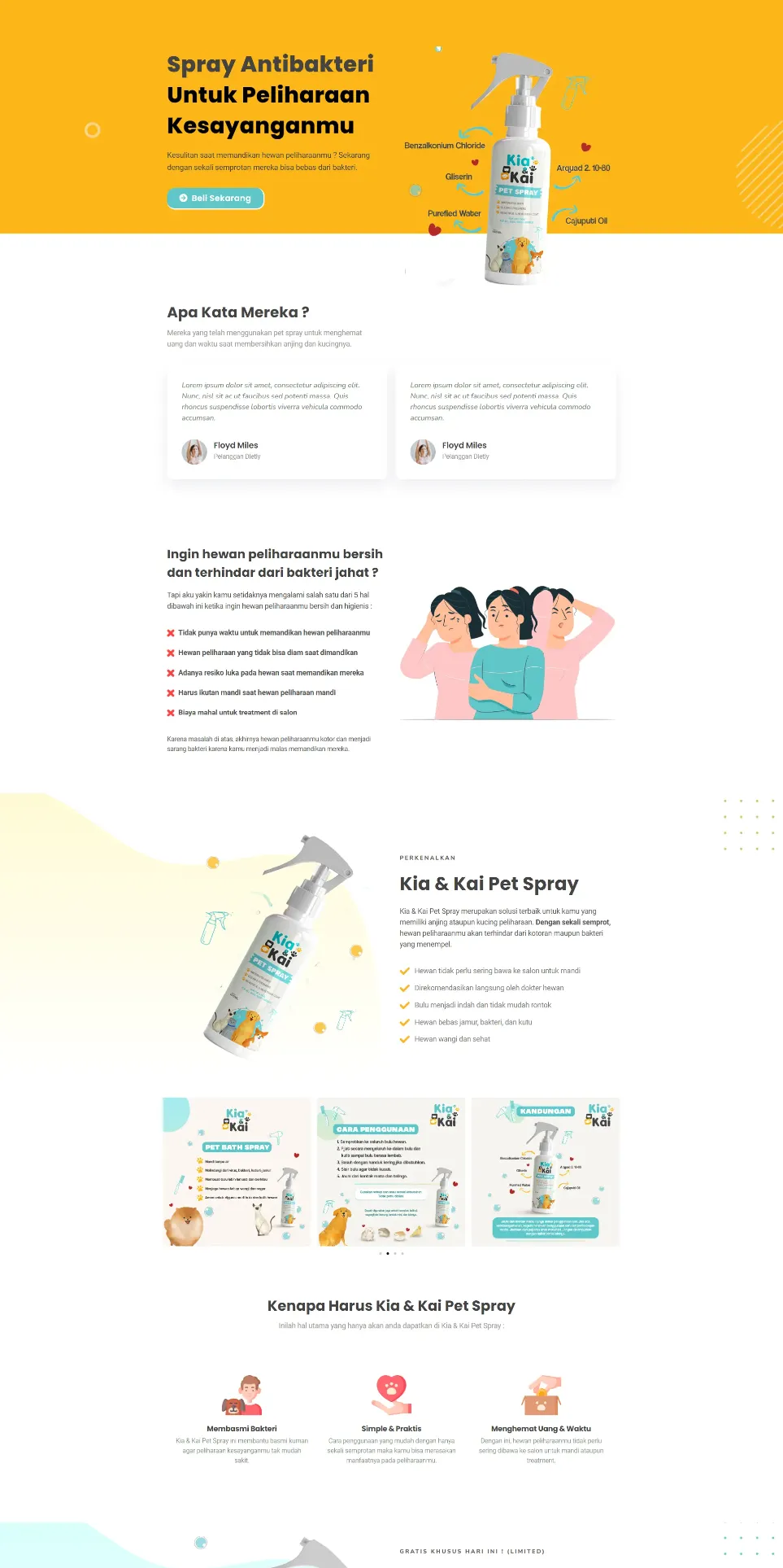 Landing Page Semprotan